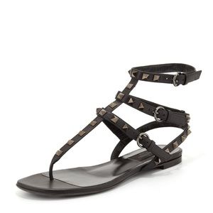 Valentino Rockstud Noir Sandal